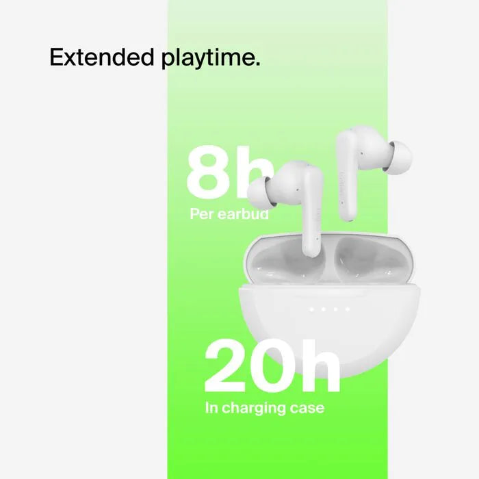 True Wireless Earbuds, White