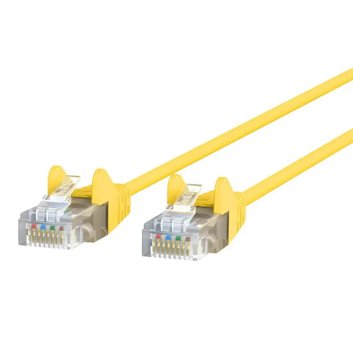 CAT6 Slim Gigabit Snagless UTP Ethernet Cable, Yellow