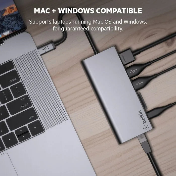 USB-C Multimedia Hub, Space Gray
