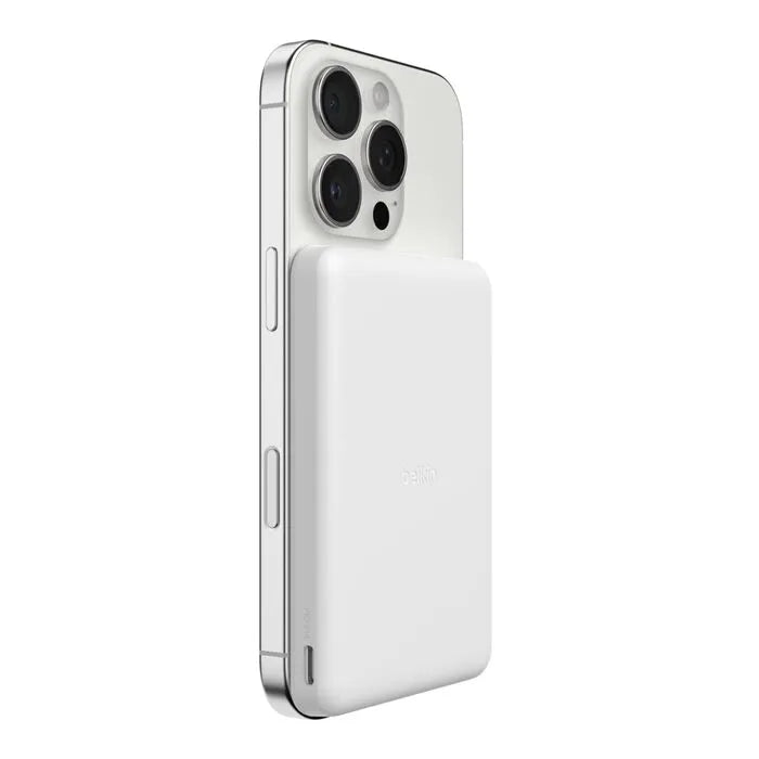Slim Magnetic Power Bank, White