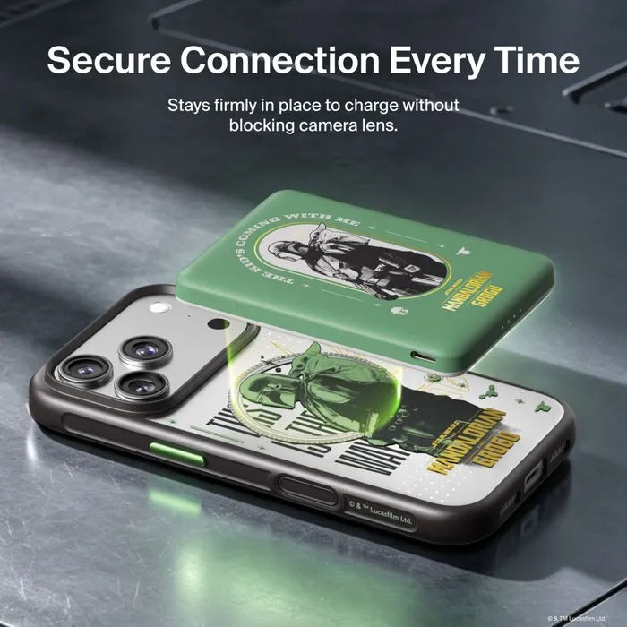 Slim Magnetic Power Bank, The Mandalorian & Grogu