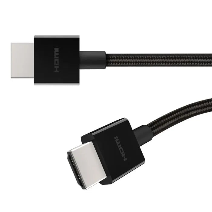 8K Ultra High Speed HDMI 2.1 Braided Cable, Black