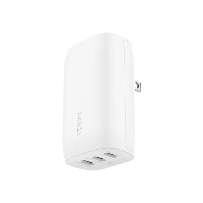 3 Port USB-C Charger with PPS 67W, White