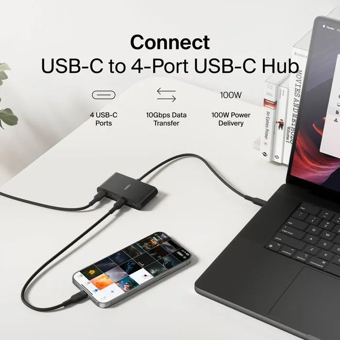 USB-C to 4-Port USB-C Hub