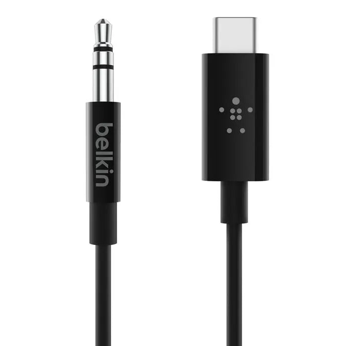 3.5mm Audio Cable with USB-C Connector, Black