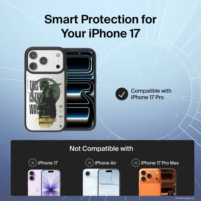 Magnetic Case for iPhone 17 Pro, The Mandalorian & Grogu