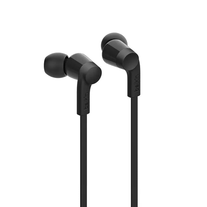 USB-C Wired Earbuds with Adjustable Volume Limiter, Black
