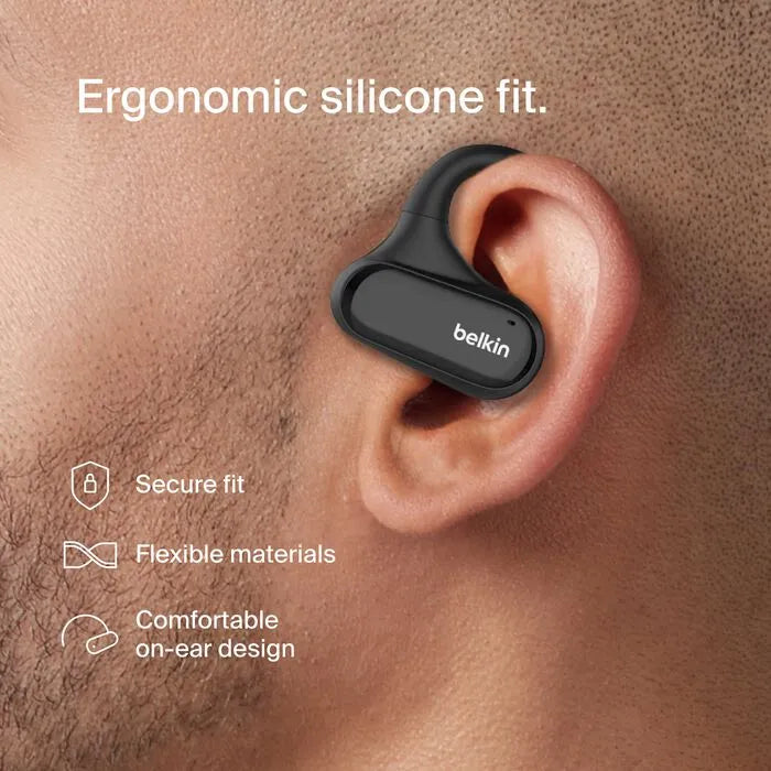 Open-Ear Wireless Earbuds, Black