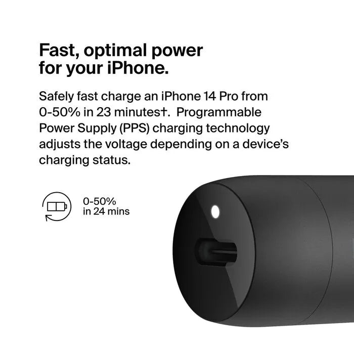 30W USB-C Car Charger
