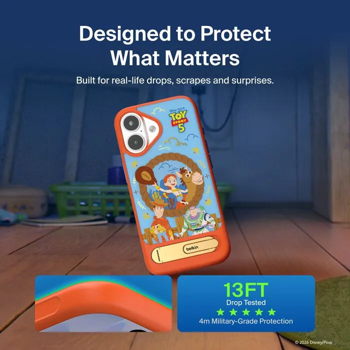 Magnetic Case with Kickstand for iPhone 17, Toy Story 5