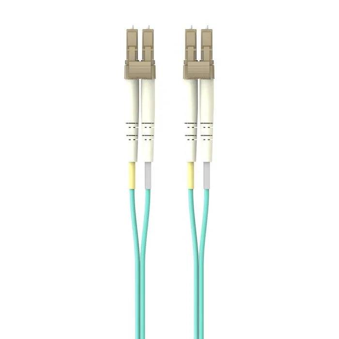 Fiber Patch Cable 10 Gig Aqua 50/125 LC/LC1 Meter, Aqua