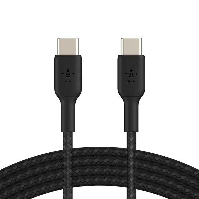 Braided USB-C to USB-C Cable, Black