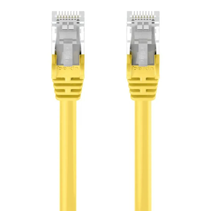 CAT6 Ethernet Patch Cable Snagless, RJ45, M/M, Yellow
