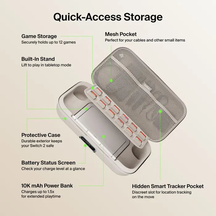 Charging Case Pro for Nintendo Switch 2, Sand