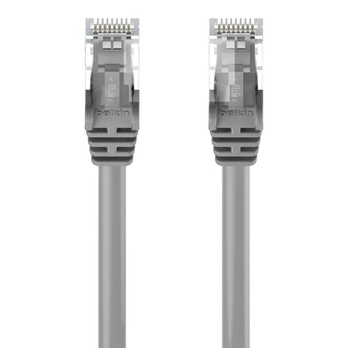 CAT6 Ethernet Patch Cable Snagless, RJ45, M/M, Gray