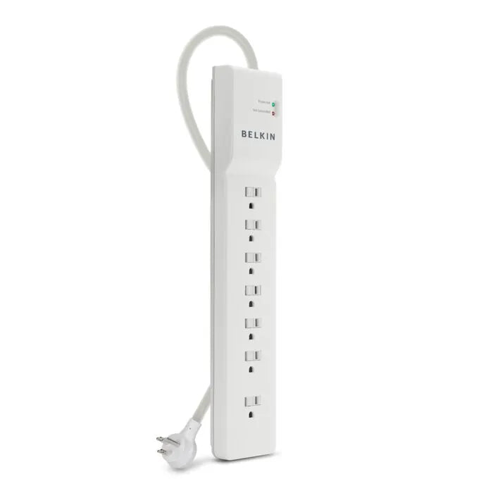 7-Outlet Commercial Surge Protector 6' Cord