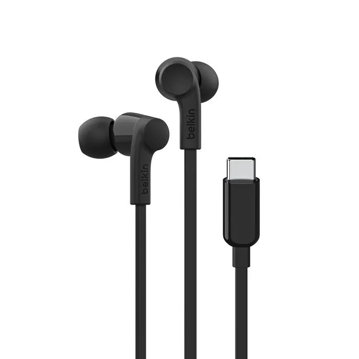 Wired Earbuds with USB-C Connector, Black