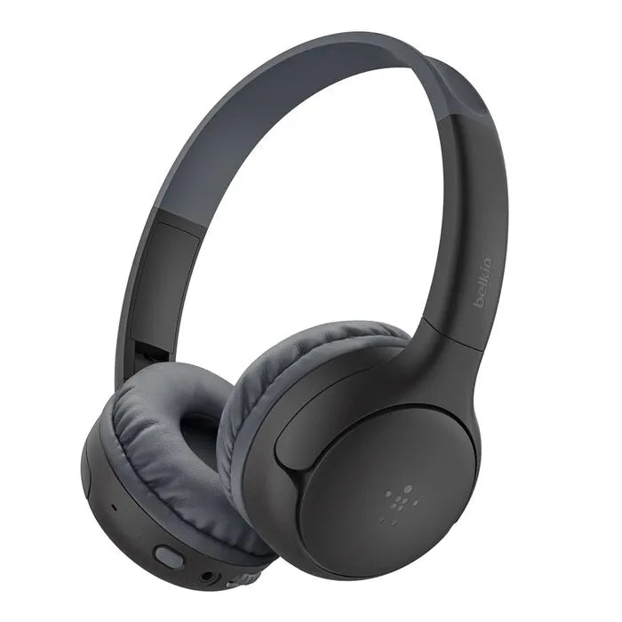 Wireless On-Ear Headphones for Kids, Black