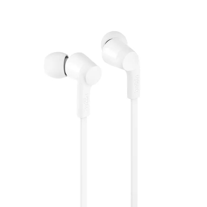 USB-C Wired Earbuds with Adjustable Volume Limiter, White