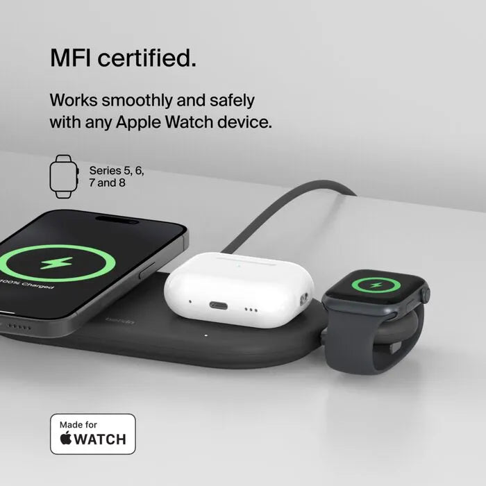 Portable USB-C Apple Watch Charger, Black