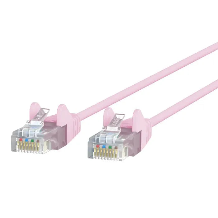 CAT6 Slim Gigabit Snagless UTP Ethernet Cable, Pink