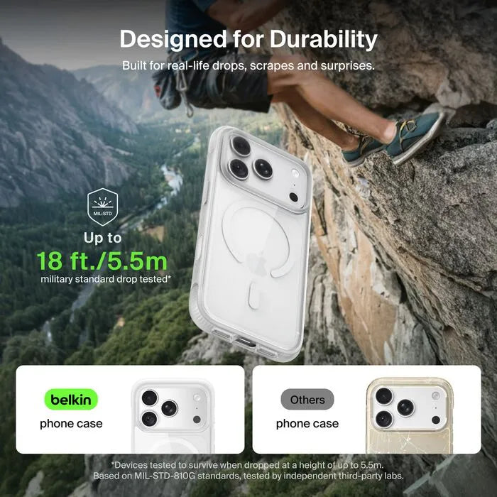 Protect+ Series Case for iPhone 18 Pro, Clear