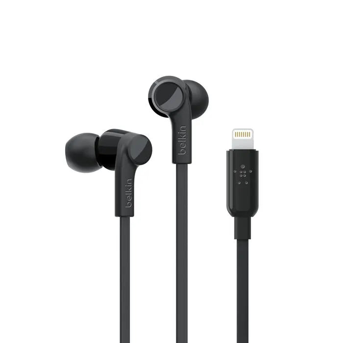 Wired Earbuds with Lightning Connector, Black