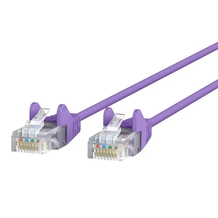 CAT6 Slim Gigabit Snagless UTP Ethernet Cable, Purple