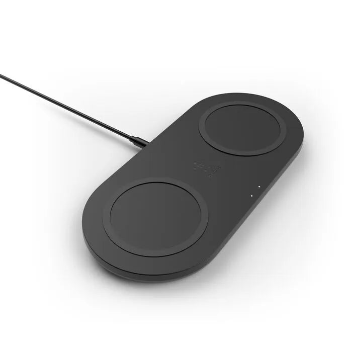 Dual Wireless Charging Pads (Certified Refurbished), Black
