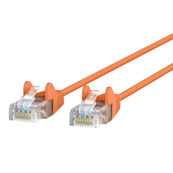 CAT6 Slim Gigabit Snagless UTP Ethernet Cable, Orange