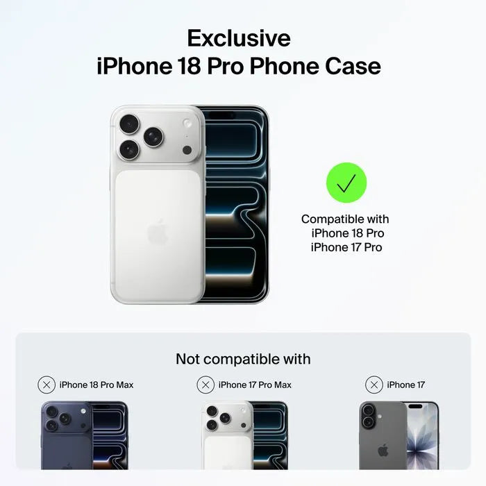 Grip Series Case for iPhone 18/17, Light Blue