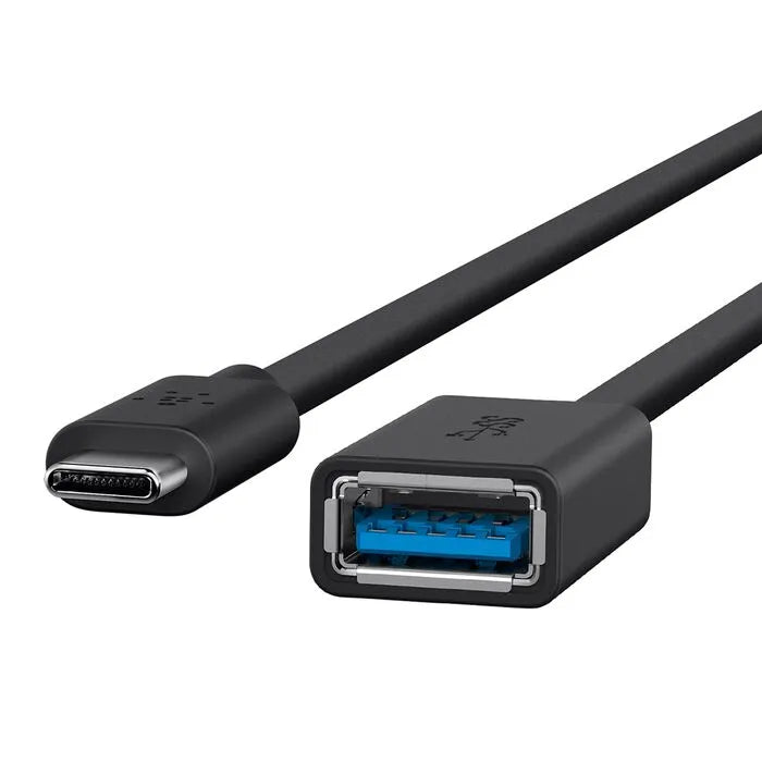 3.0 USB-C to USB-A Adapter (USB-C Adapter), Black