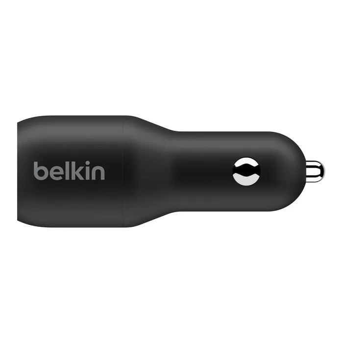 Dual USB-C Car Charger 36W, Black