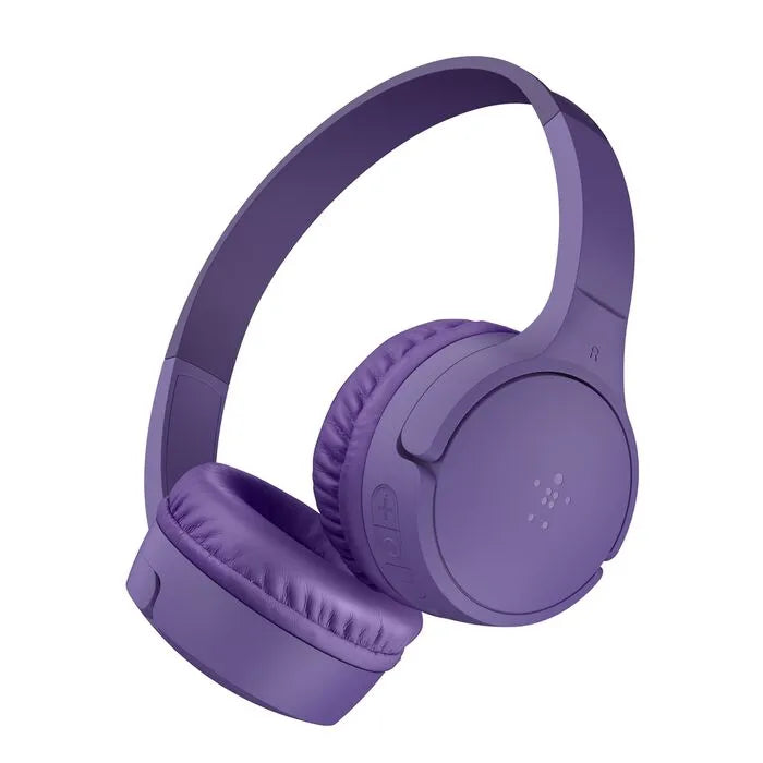 Wireless On-Ear Headphones for Kids, Purple