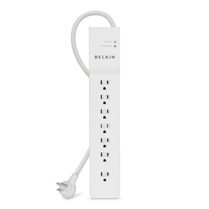 7-Outlet Commercial Surge Protector 6' Cord