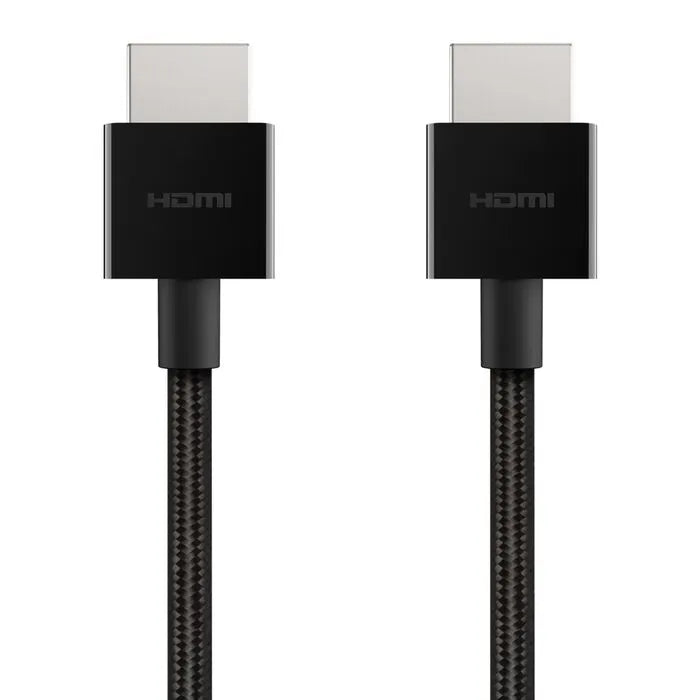 8K Ultra High Speed HDMI 2.1 Braided Cable, Black