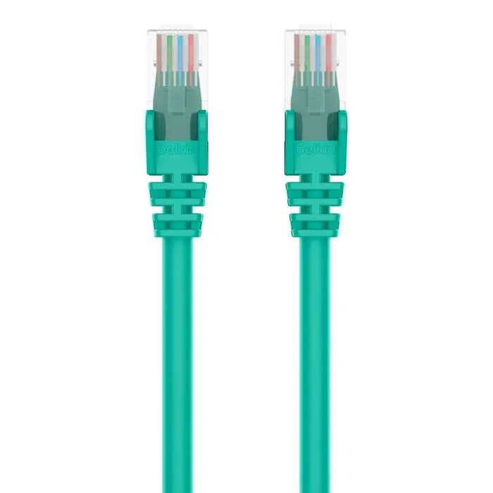 CAT6 Ethernet Patch Cable Snagless, RJ45, M/M, Green