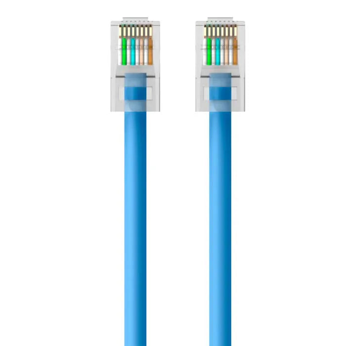 CAT6 Ethernet Patch Cable, RJ45, M/M, Blue