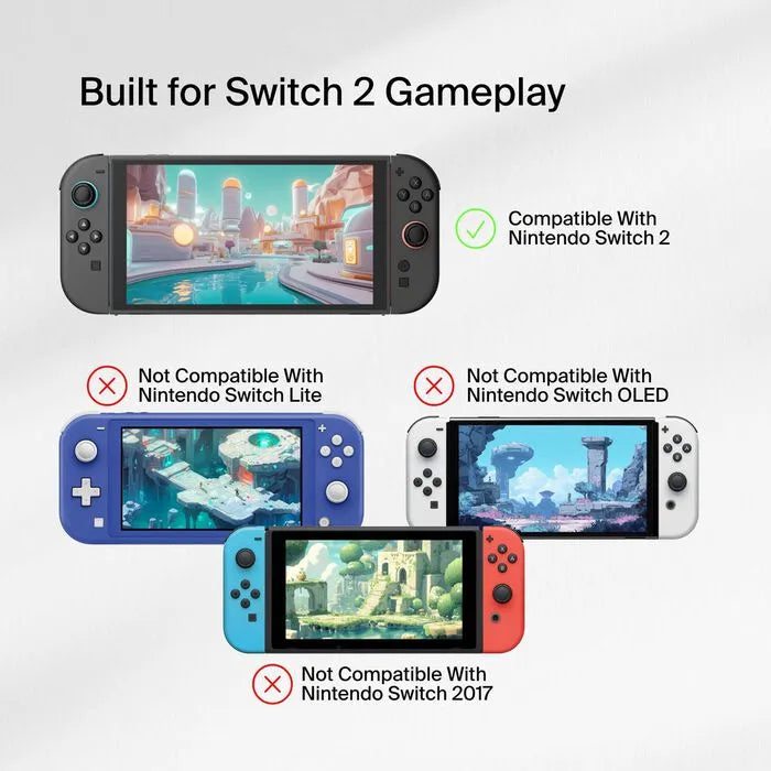 TemperedGlass Blue Light Filter Screen Protector for Nintendo Switch 2, Clear