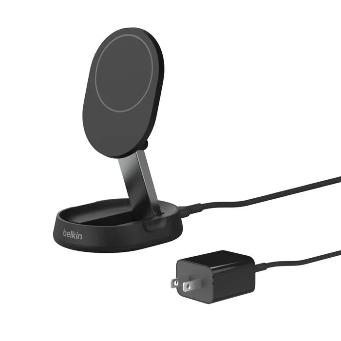 Convertible Magnetic Wireless Charging Stand with Qi2 15W, Black