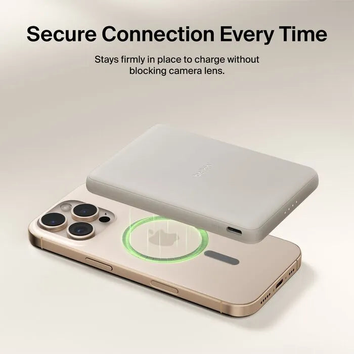 Slim Magnetic Power Bank, Sand