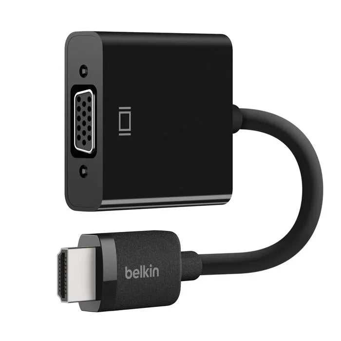 HDMI to VGA Adapter with Micro-USB Power, Black