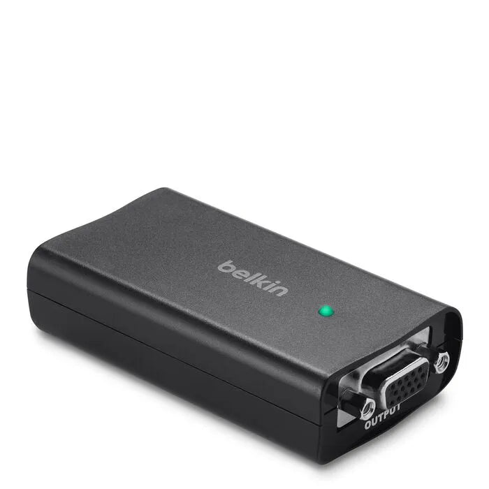 HDMI to VGA + 3.5mm Audio Adapter Video Converter - Black, Black
