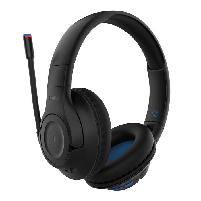 Wireless Over-Ear Headset for Kids, Black