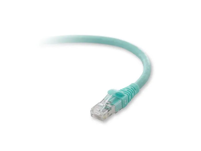 CAT6a Snagless Patch Cord, Aqua