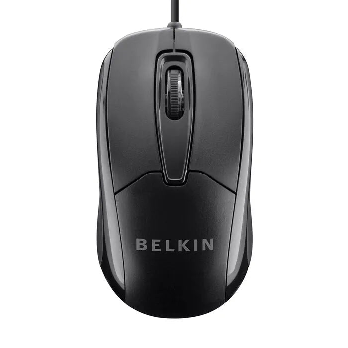 Wired USB Ergonomic Mouse, Black