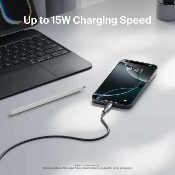 USB-A to USB-C Cable 15W, 3.3ft/1m,, Black