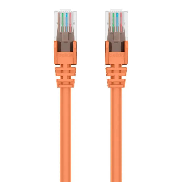 CAT6 Ethernet Patch Cable Snagless, RJ45, M/M, Orange