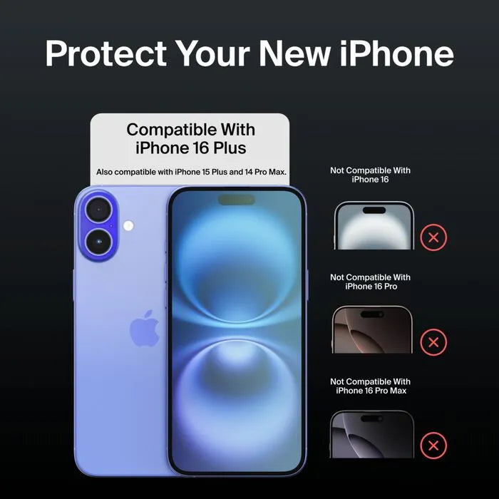 InvisiGlass Blue Light Filter Screen Protector for iPhone