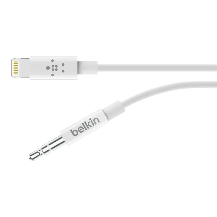 3.5 mm Audio Cable With Lightning Connector, White